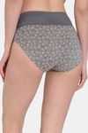 Zivame Anti-Microbial High Rise Full Coverage Tummy Tucker Hipster Panty (Pack of 2) - Multicolor — thumbnail 3